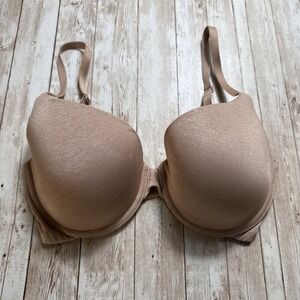 Victorias Secret Women's Uplift Semi Demi Tan Heathered Bra 32DDD